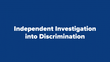 Independent Investigation into Discrimination